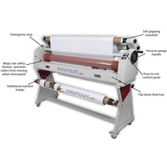 Easymount Sign S1600H Hot-Roll Laminator Mounting System