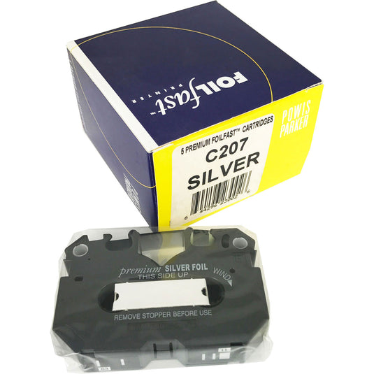 Powis Foilfast P21 Printer Foil Tape Refills - Silver C207
