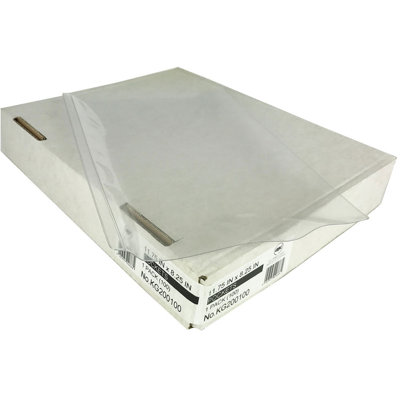 Load image into Gallery viewer, KG200100SC Clear PVC Binder Pockets A4 Overall (100)
