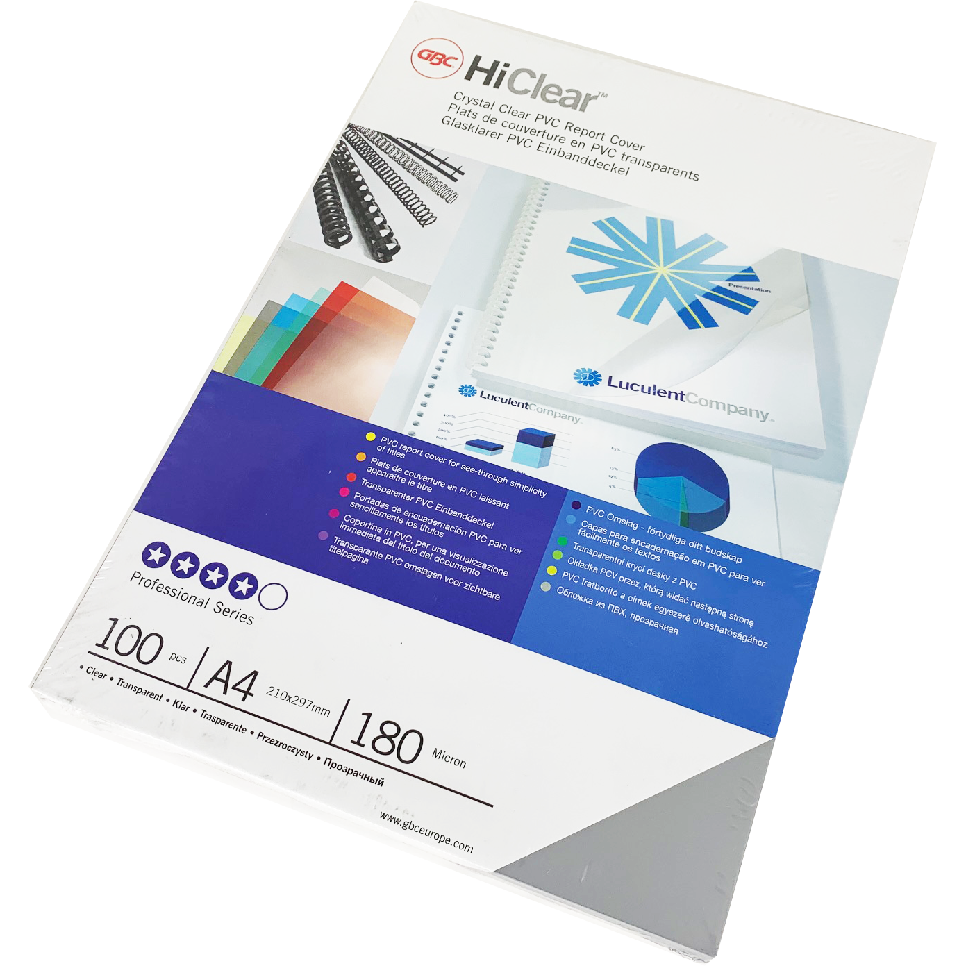 Pvc Reput Branded HiClear PVC 180Micron Professional Report Cover Sheets (100 ...