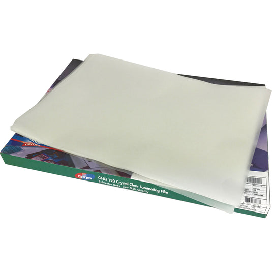 GMP GHQ-120 Crystal Gloss A3 Laminating Pouches 250Mic (100)