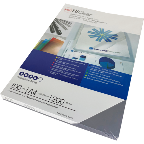 Branded HiClear PVC 200Micron Clear PPE Sheets (100)