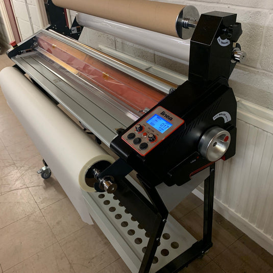 As New Linea DH1100 Roll-Fed A0 Laminator
