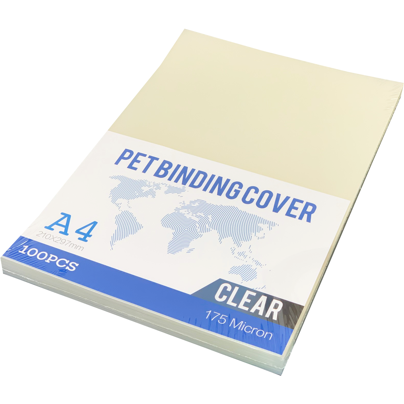 PET Crystal Clear A4 Binding Cover Sheets 175Micron (100) – Elmstok Ltd