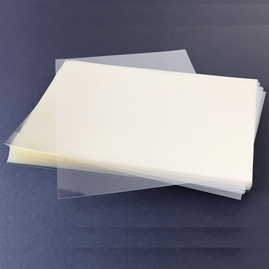 Clear Polyester Non-Static Binding Covers 175Micron - A5, A4, A3