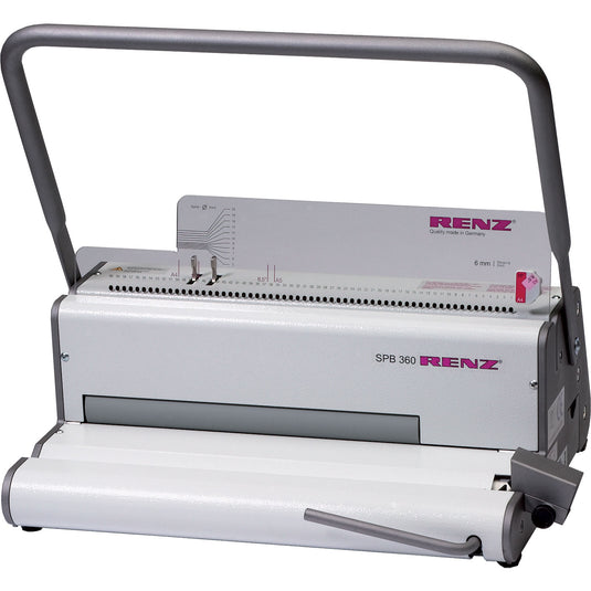 Ex-showroom Renz SPB 360 Coil Spiral Punch, Inserter & Crimper Binder