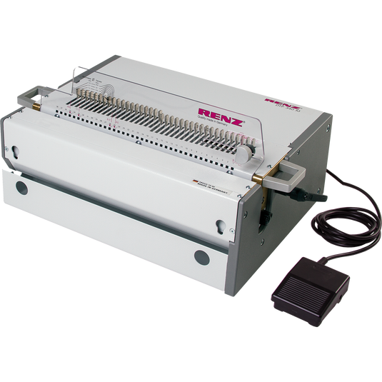Renz DTP 340M Heavy Duty Binding Punch For Wire Comb Coil