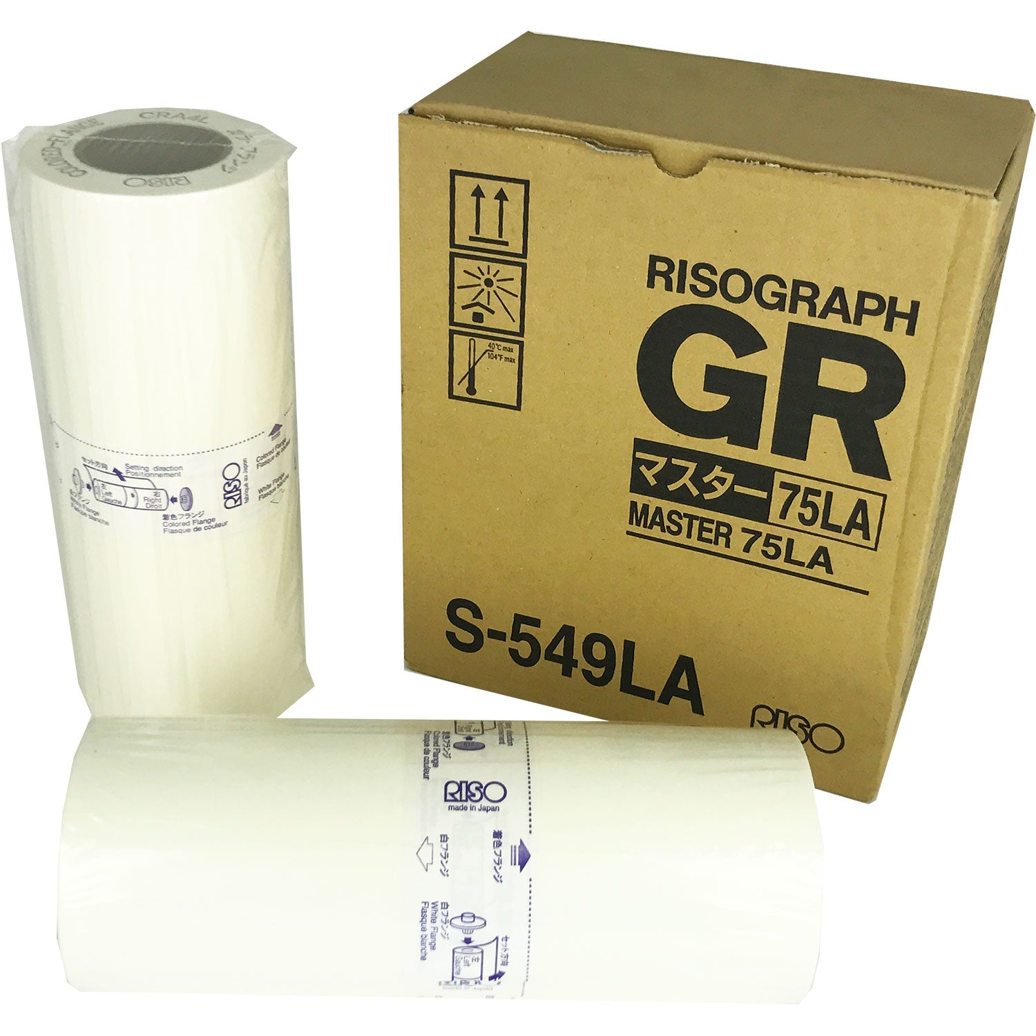 Master Film For Riso Genuine Riso GR A4 Master Roll Stencils S-549LA (Box 2) – Elmstok Ltd