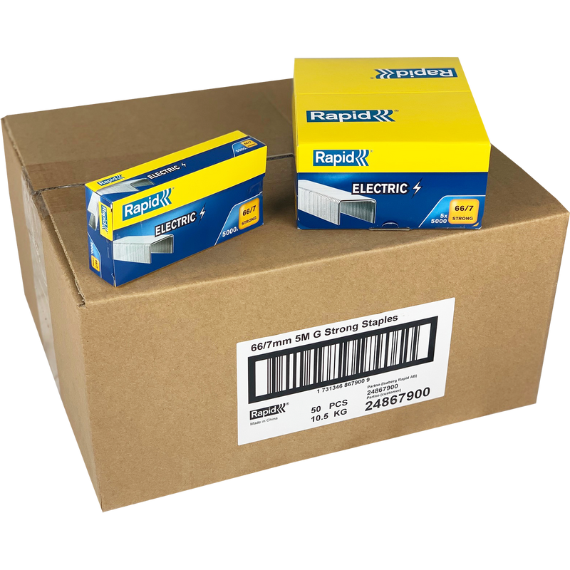 Load image into Gallery viewer, Wholesale Box Rapid 66/7 Staples (50 Packs)
