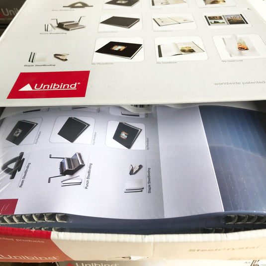 Ex-demo Unibind S225 Thermal Binder With 2, 000+ Covers