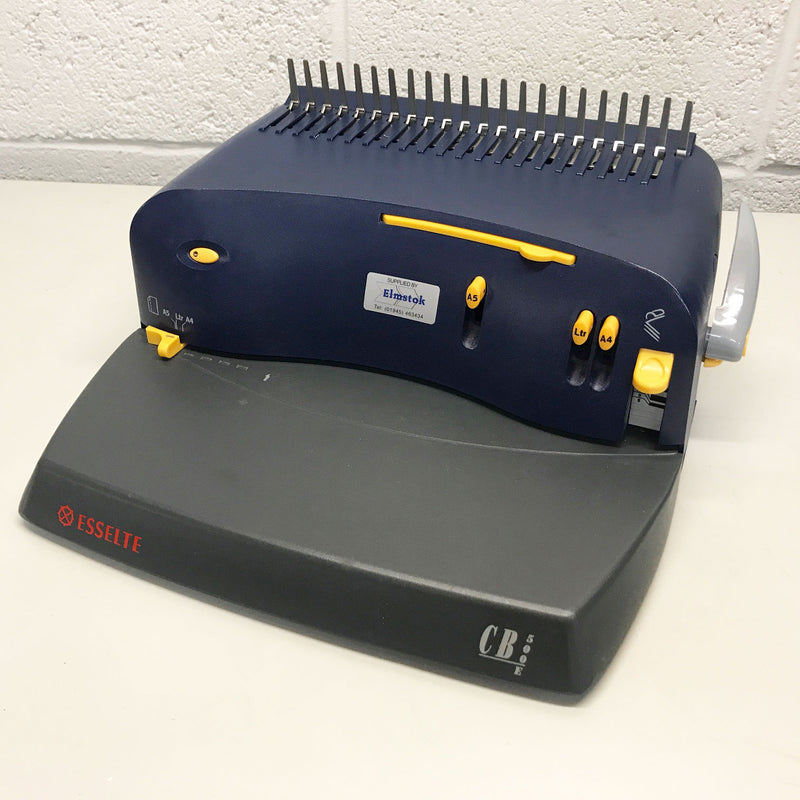 Load image into Gallery viewer, Ex-demo Esselte CB500E Electric Plastic Comb Binder
