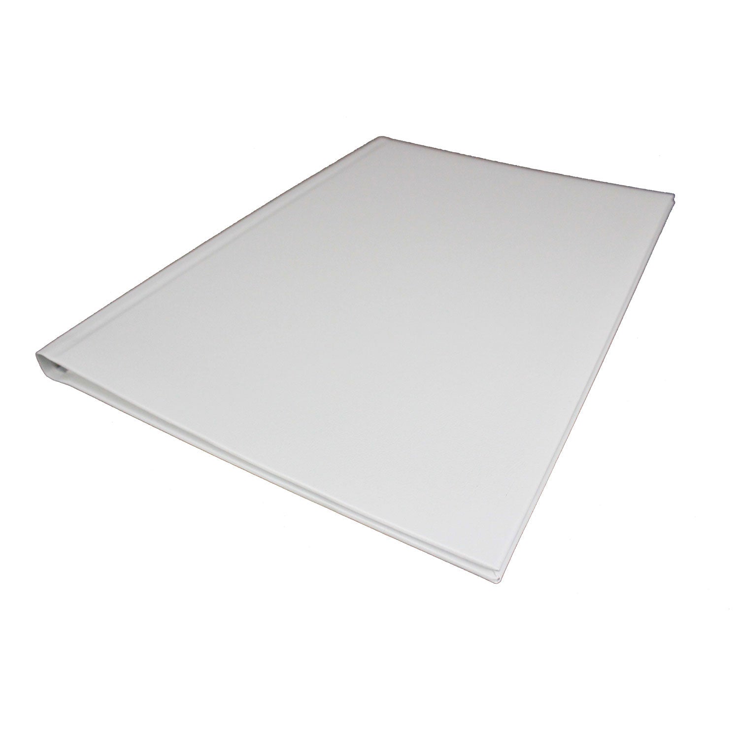 A4 White Padded Leatherette Deluxe Impressbind/Channelbind Binding ...